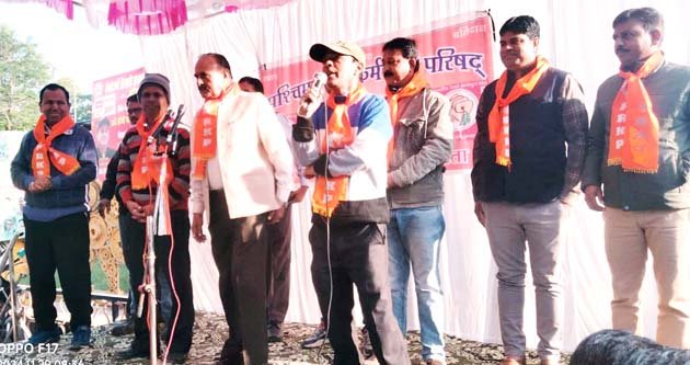 कर्मचारी परिषद ने किया डीजल शेड पर जोरदार गेट मीटिंग 