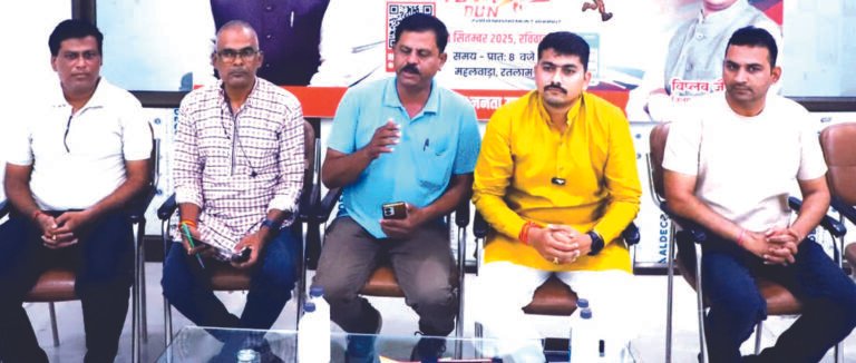 भाजयुमो 21 सितंबर को आयोजित करेगा नमो युवा रन, 3000 से अधिक पंजीयन