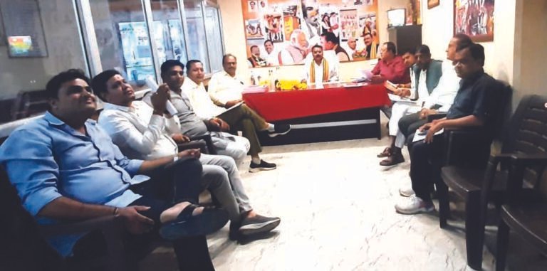 भाजपा ने विशेष गहन पुनरीक्षण और राष्ट्रगीत कार्यक्रम की टोलियां बनाई