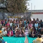 शास.कन्या उ मा वि रावटी में बालिकाओं को दी विदाई…।