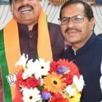 भाजपा अनुसूचित जनजाति मोर्चा का दायित्व मिलने के बाद पूर्व विधायक दिलीप मकवाना की सीएम से मुलाकात।