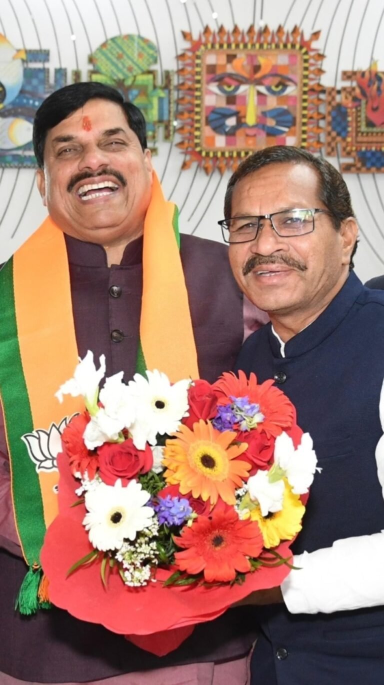 भाजपा अनुसूचित जनजाति मोर्चा का दायित्व मिलने के बाद पूर्व विधायक दिलीप मकवाना की सीएम से मुलाकात।