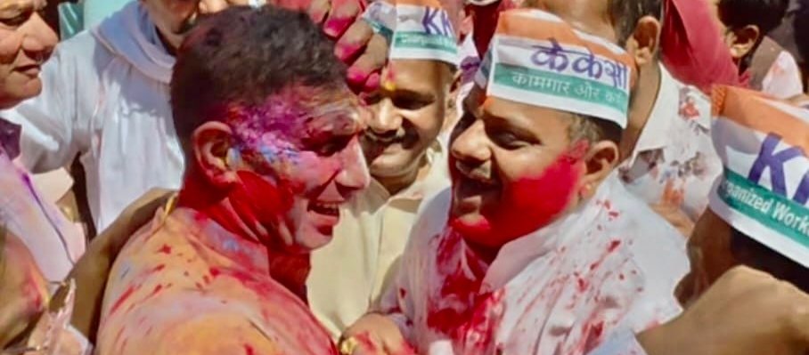 प्रदेश अध्यक्ष जीतू पटवारी के द्वारा आयोजित होली मिलन समारोह में कुंवर रणजीत सिंह हुए उपस्थित।