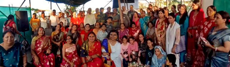 कान्यकुब्ज ब्राह्मण समाज ने ऐरावत हिल्स पर मनाया फाग उत्सव, भजनों और होली गीतों के साथ उड़ा गुलाल।