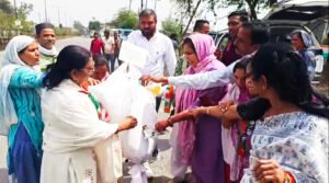 असम मुख्यमंत्री हेमंता विश्व शर्मा के बयान के विरोध में महिला कांग्रेस ने किया पुतला दहन।