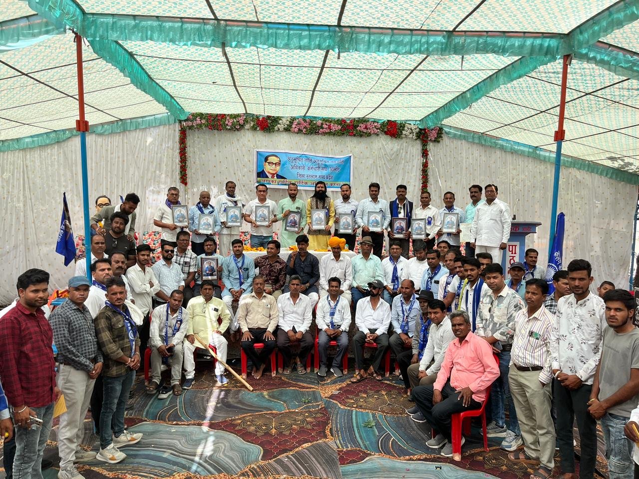 संविधान निर्माता डॉ भीमराव अंबेडकर की 135वीं जयंती बड़े धूमधाम के साथ मनाई गई।