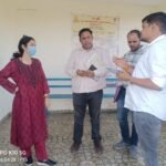 कलेक्टर ने गेहूं उपार्जन केन्द्र नामली का आकस्मिक निरीक्षण किया