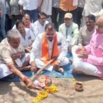 ग्रामीण विधायक मथुरालाल डामर ने किया ₹54 लाख के कार्यों का भूमि पूजन