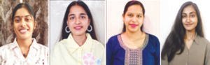 श्री योगीन्द्र सागर कालेज के बी.बी.ए की छात्रा ने टॉप मे बनाई जगह