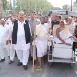 गच्छाधिपति आचार्यदेव श्रीमद् विजय नित्यसेन सूरीश्वरजी म.सा आदि ठाणा- का भव्य मंगल प्रवेश