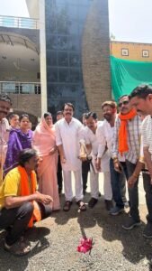 इन्द्रलोक नगर पश्चिम स्थित नाले का होगा निर्माणमहापौर प्रहलाद पटेल ने किया निर्माण कार्य का भूमि पूजन।