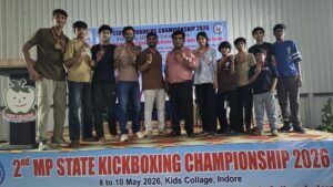 इंदौर में आयोजित राज्य स्तरीय किक बॉक्सिंग प्रतियोगिता में रतलाम जिले के खिलाड़ियों ने किया सर्वश्रेष्ठ प्रदर्शन