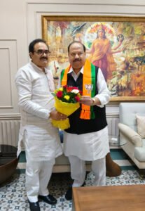 लघु उद्योग निगम के नव नियुक्त अध्यक्ष एमएसएमई मंत्री चेतन्य काश्यप से मिले