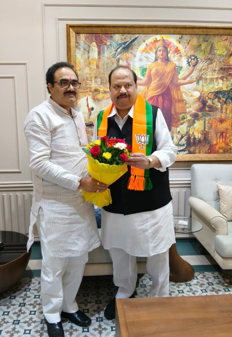 लघु उद्योग निगम के नव नियुक्त अध्यक्ष एमएसएमई मंत्री चेतन्य काश्यप से मिले
