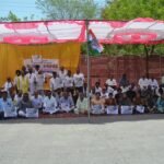 राज्यसभा चुनाव में नामांकन निरस्त होने के विरोध में कांग्रेस का उपवास सत्याग्रह