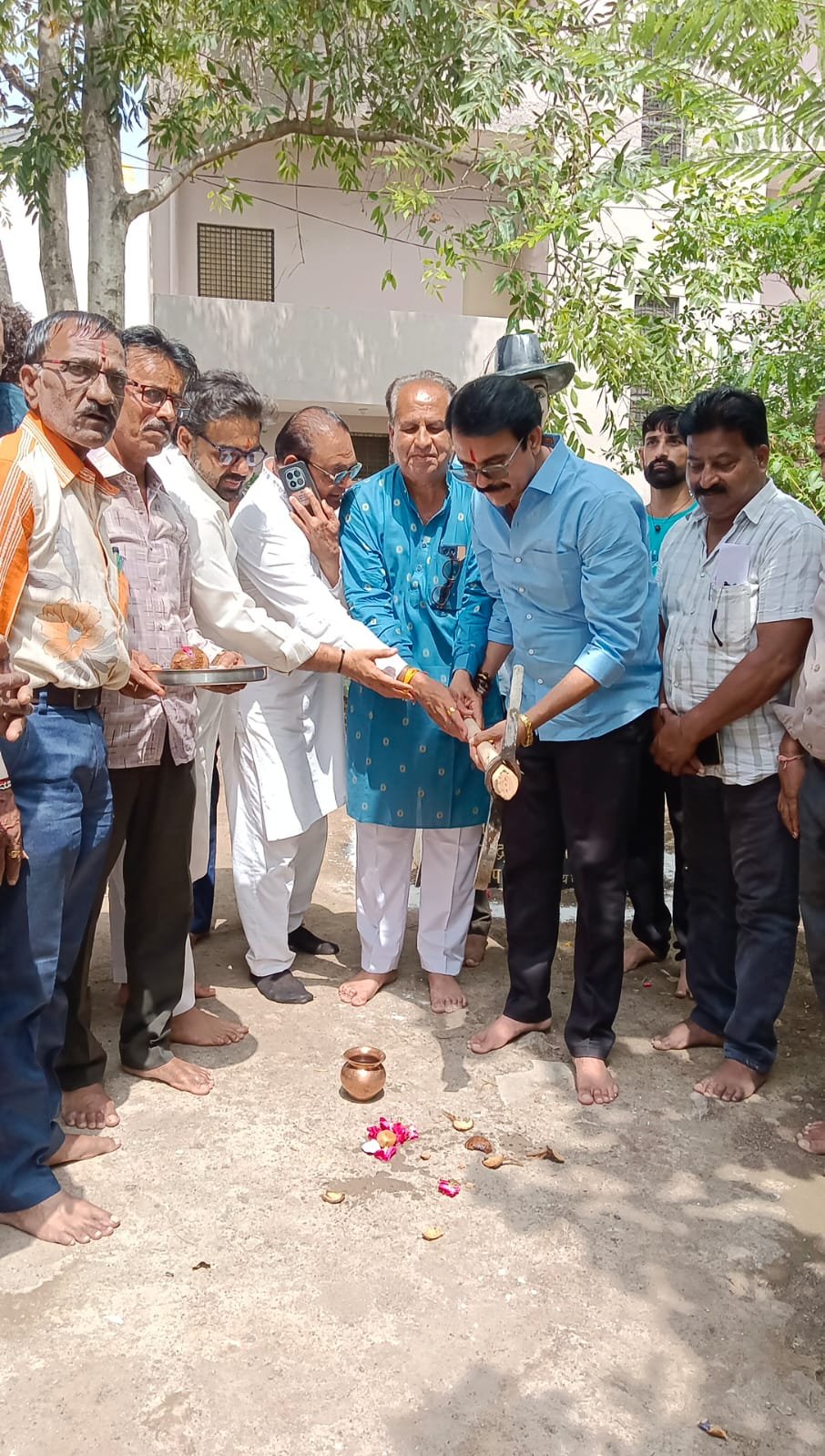 शहीद भगतसिंह उद्यान का होगा सौन्दर्यीकरणमहापौर प्रहलाद पटेल ने किया निर्माण कार्य का भूमि पूजन