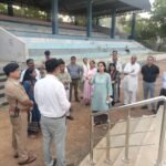 कलेक्टर ने अन्तर्राष्ट्रीय योग दिवस कार्यक्रम स्थल का निरीक्षण किया