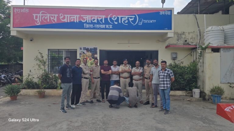 जावरा पुलिस को बड़ी सफलता, 2.90 लाख की MD ड्रग्स के साथ 2 आरोपी गिरफ्तार“नशे से दूरी है जरूरी 2.0” अभियान के तहत कार्रवाई