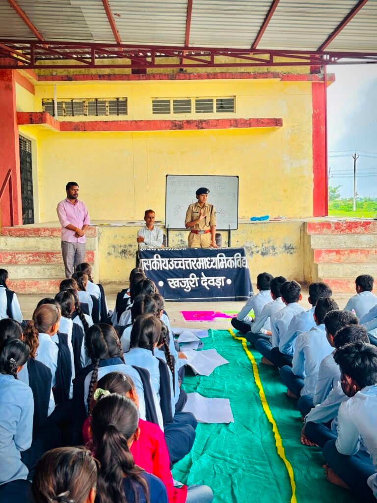 शासकीय उच्चतर माध्यमिक विद्यालय खजुरी देवड़ा मे ‘नशे से दूरी है ज़रूरी 2.0’ अभियान के अंतर्गत रंगोली व चित्रकला प्रतियोगिता संपन्न