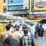 रतलाम में NSUI का उग्र प्रदर्शन: पुलिस बैरिकेड्स तोड़ने की कोशिश, भीड़ को तितर-बितर करने के लिए चला वाटर कैनन