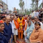 रतलाम शहर कांग्रेस कमेटी ने निष्ठा कावड़ यात्रा का किया भव्य स्वागत