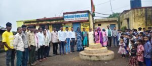 ग्राम पंचायत मालवासी में सरपंच श्रीमती कलावती डांगी ने किया ध्वजारोहण।