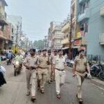 आगामी त्योहारों के दृष्टिगत वरिष्ठ पुलिस अधिकारियों ने शहर की सुरक्षा एवं यातायात व्यवस्थाओं का लिया जायजा