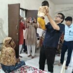 एनआरसी सैलाना में कलेक्टर कटेसरिया ने आठ माह की जया को गोद में लेकर किया दुलार