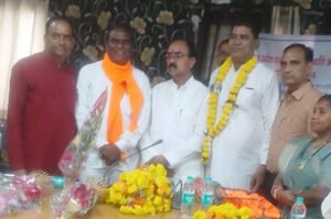 भाजपा अजा मोर्चा द्वारा आयोग के सदस्य रामलाल मालवीय का भव्य स्वागत