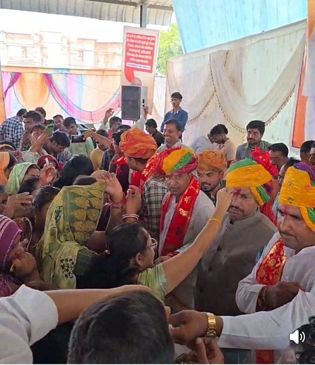 माँ जोगणिया के आंचल में सजा भाई-बहन के स्नेह का अनुपम पर्व बरखेड़ा कलां में भव्य रक्षाबंधन महोत्सव का आयोजन