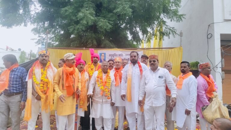 बाबा रामदेव जन्मोत्सव चल समारोह का भव्य स्वागत एवं सम्मान