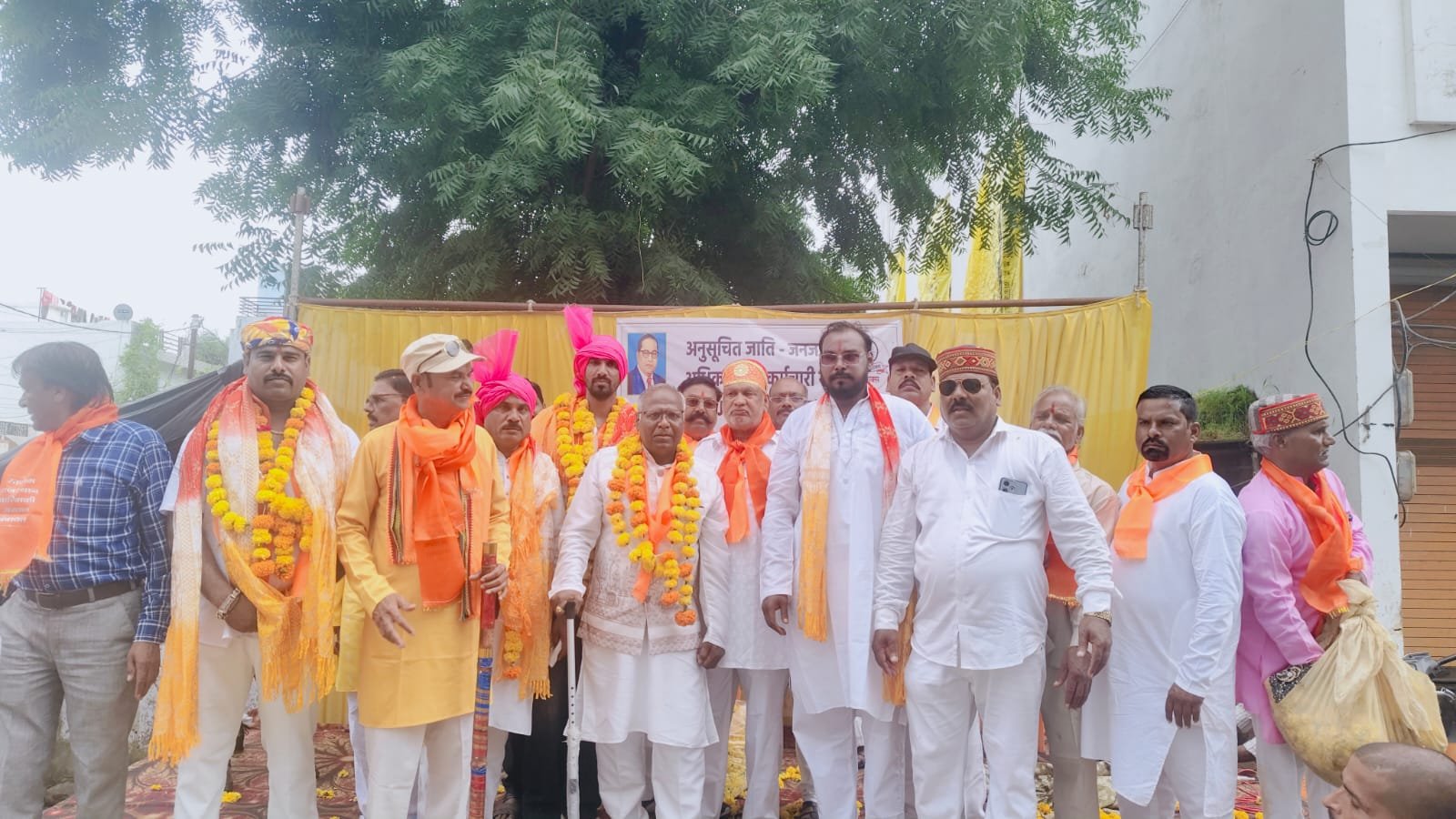 बाबा रामदेव जन्मोत्सव चल समारोह का भव्य स्वागत एवं सम्मान