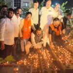 भाजपा ने एक लाख दीप प्रज्जवलित कर मोदीजी को दी जन्मदिन की शुभकामना