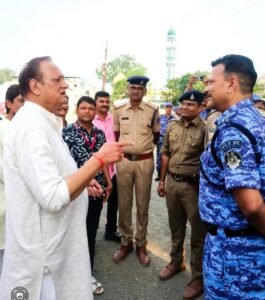 पैलेस मैदान पहुंचे जावरा विधायक डॉ. राजेन्द्र पाण्डेय