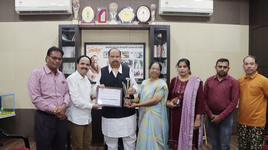सांदीपनि विद्यालय विनोबा रतलाम को फिक्की समर्थित ‘‘राष्ट्रीय अराइज अवॉर्ड’’ मिलने पर कैबिनेट मंत्री चेतन्य काश्यप ने दी शुभकामनाएं