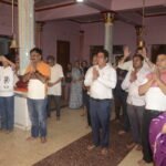 शरद पूर्णिमा पर गीता मंदिर में भक्ति की रात, भगवान कृष्ण की आरती में उमड़े श्रद्धालु